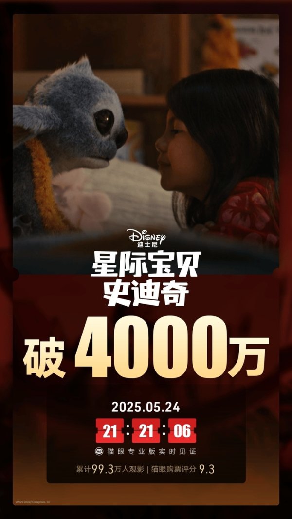 黑牛策略 电影《星际宝贝史迪奇》总票房破4000万