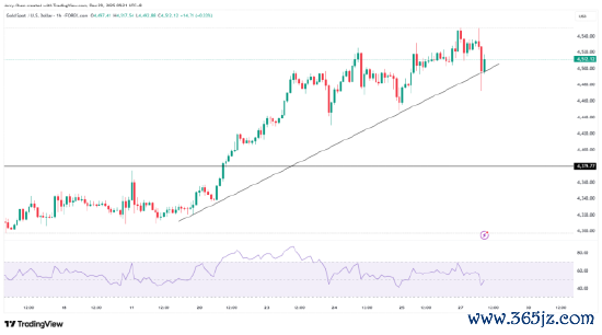 来源：TradingView，Forex.com