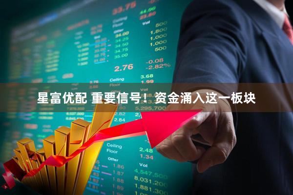 星富优配 重要信号！资金涌入这一板块